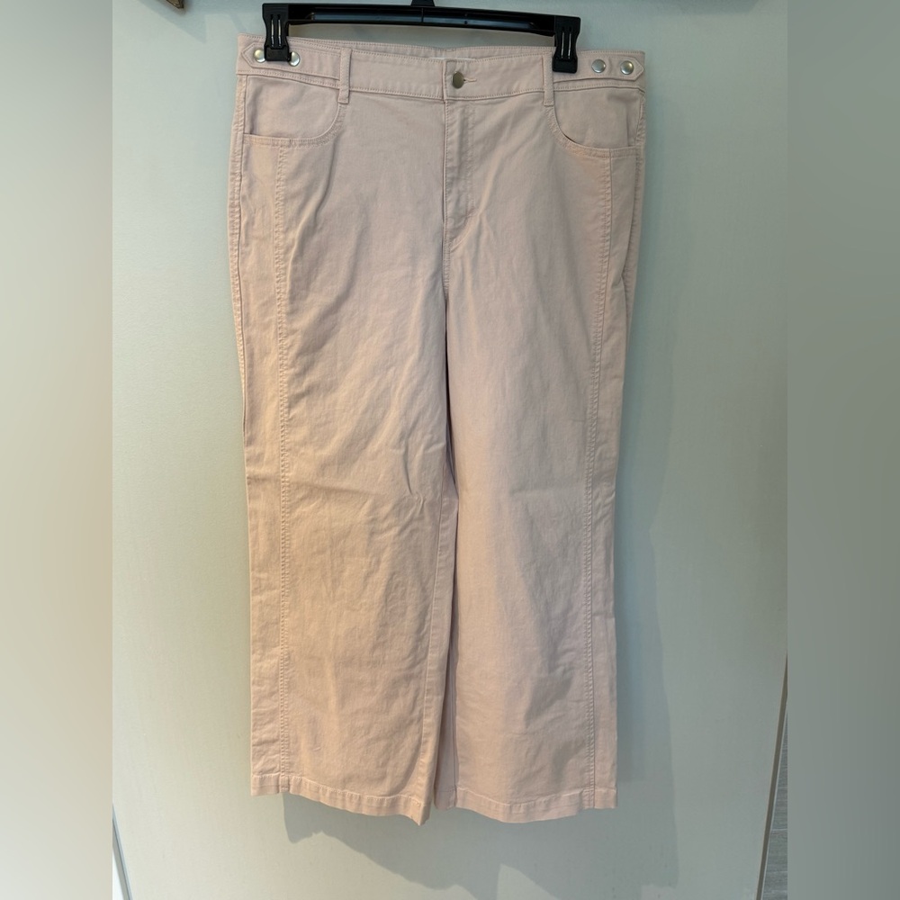 LOFT wide leg Light Pink Trousers